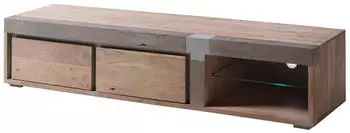 Massivmoebel24 Amsterdam TV-Board Akazie massiv beige lackiert 180x48x39cm (09-313-877-1001)