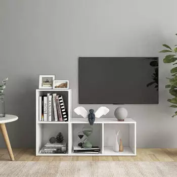 vidaXL TV-Schr&auml;nke 2 Stk. Wei&szlig; 72x35x36,5cm Holzwerkstoff (3079943)