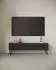 Selsey Nolie TV-Lowboard 2-türig Holzoptik Esche Schwarz 175cm (Nolie)