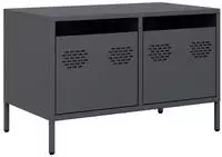 vidaXL TV-Schrank Anthrazit 68x39x43,5 cm Kaltgewalzter Stahl