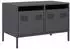 vidaXL TV-Schrank Anthrazit 68x39x43,5cm Kaltgewalzter Stahl (851234)