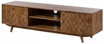 Massivmoebel24 MOSAYK 111 TV-Board Akazie massiv 170x42x48cm natur lackiert (09-313-689-0111)