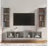 vidaXL TV-Schrank-Set 4-tlg. Grau Sonoma Holzwerkstoff (3114204)