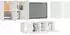 vidaXL TV-Schrank-Set 6-tlg. Weiß Holzwerkstoff (3078679)