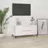 vidaXL TV-Schrank Hochglanz Weiß 102x44,5x50cm Holzwerkstoff