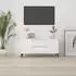 vidaXL TV-Schrank Hochglanz Weiß 102x44,5x50cm Holzwerkstoff