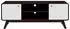 Loft24 Cassie Lowboard 2 Türen, Walnuss/Weiß (Cassie)