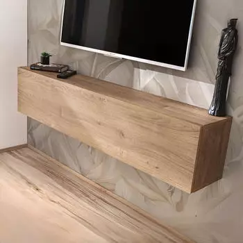 Komodee Como TV-Hängeschrank Eiche Honigtrüffel, 140x30x23cm (COMO)