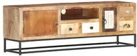 vidaXL TV-Schrank 120x30x40 cm Altholz Massiv
