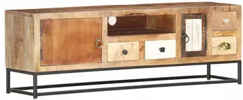 vidaXL TV-Schrank Altholz Massiv 120x30x40cm (286506)