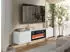 Mirjan24 TV-Lowboard mit elektrischem Kamin, LED-Flamme, bis 80 Zoll (Tifiner EF)