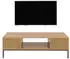 MCW MCW-O39 TV-Rack Lowboard Melamin MDF 39x120x60cm, Natur (99398)