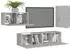 vidaXL TV-Schrank-Set 4-tlg. Betongrau Holzwerkstoff (3079097)