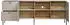 trendteam SAO PAULO TV-Möbel Kaschmir/Blonde Eiche 2 Türen 2 Schubladen 110x68x45cm
