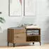 vidaXL Schallplattenregal Artisan-Eiche 84,5x38x48cm Holzwerkstoff (857166)
