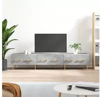 vidaXL TV-Schrank Betongrau 150x36x30 cm Holzwerkstoff