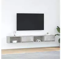vidaXL TV-Schr&auml;nke 2 Stk. Betongrau 100x31x25,5 cm Holzwerkstoff