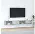 vidaXL TV-Schrank 2er-Set Betongrau 100x31x25,5cm Holzwerkstoff (861479)