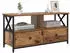 vidaXL TV-Schrank Altholz & Stahl 90x33x45cm (881301)
