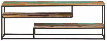 vidaXL TV-Schrank Recyceltes Massivholz 130x30x45cm (321624)