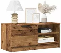 vidaXL TV-Schrank Altholz-Optik 80x35x36,5 cm Holzwerkstoff