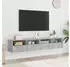 vidaXL TV-Wandschränke 2 Stk. Holzwerkstoff Betongrau 80x30x30cm (836875)