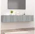 vidaXL TV-Schrank 2er-Set Grau Sonoma 80x30x30cm Holzwerkstoff (820464)