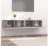 vidaXL TV-Schrank 2er-Set Grau Sonoma 80x30x30cm Holzwerkstoff (820464)