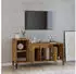 vidaXL TV-Schrank Räuchereiche 100x35x55cm Holzwerkstoff (821185)