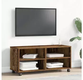 vidaXL TV-Schrank Braun 90x35x40,5cm Holzwerkstoff (861979)