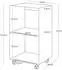 YAMAZAKI Tower Schallplattenregal 2 Ebenen mit Rollen, Stahl, schwarz (10230)