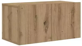 vidaXL TV-Schrank Set Wandmontiert Artisan Eiche 60x30x30cm Holzwerkstoff