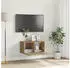 vidaXL TV-Schrank Set Wandmontiert Artisan Eiche 60x30x30cm Holzwerkstoff