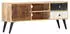 vidaXL TV-Schrank Massives Mangoholz Braun 115x30x47cm
