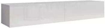 Mirjan24 Vigo TV-Lowboard Hängend Hochglanz Weiß 180x30x40cm