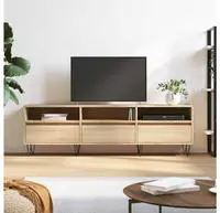 vidaXL TV-Schrank Sonoma-Eiche 150x30x44,5 cm Holzwerkstoff