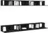 vidaXL TV-Schrankset Wandmontiert 6-tlg. Schwarz Eichen-Optik 100x30x30cm (3333059)