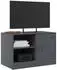 vidaXL TV-Schrank 2er-Set Stahl Anthrazit 67x39x44cm (841696)