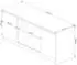 Akord Furniture Factory TV-Möbel K-120 2 Türen Erle 120x40x55cm (K-120)