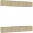 vidaXL TV-Schrank 4er-Set Sonoma-Eiche 100x30x30cm Holzwerkstoff (3078956)