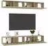 vidaXL TV-Schrank 4er-Set Sonoma-Eiche 100x30x30cm Holzwerkstoff (3078956)