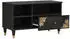 vidaXL TV-Schrank Massivholz Mango Schwarz 80x33x46cm (4018825)
