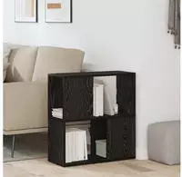 vidaXL TV-Schrankset Schwarz 60 x 24 x 63 cm Holzwerkstoff
