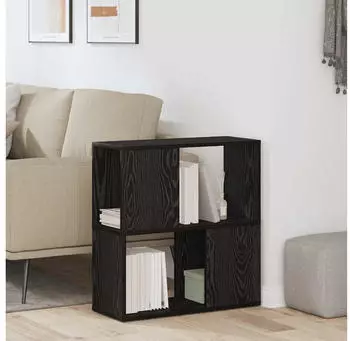 vidaXL TV-Schrankset Schwarz Eiche 60x24x63cm Holzwerkstoff (863153)