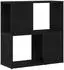 vidaXL TV-Schrankset Schwarz Eiche 60x24x63cm Holzwerkstoff (863153)