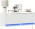vidaXL TV-Wandschrank mit LED-Beleuchtung Weiß 100x31x35cm (852362)