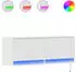 vidaXL TV-Wandschrank mit LED-Beleuchtung Weiß 100x31x35cm (852362)