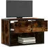 vidaXL TV-Schrank Räuchereiche 60x31x39,5cm Holzwerkstoff und Metall (848911)