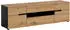 ebuy24 Canu TV-Lowboard 184x44x55cm Eiche/Anthrazit 2 Türen, 1 Schublade (61-X4CE1T38)