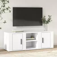 Tv-schrank Wei&szlig; 100x31,5x35 Cm Holzwerkstoff Vidaxl